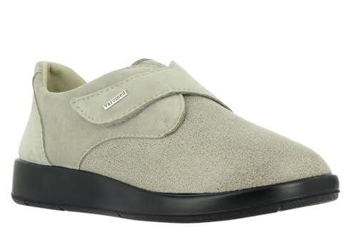 VAROMED Teneriffa Stretchschuh Klett für Damen und Herren – Bei Hallux valgus und Hammerzehen – Made in Germany (Kiesel, EU Schuhgrößensystem, Erwachsene, Numerisch, Breit, 37) von VAROMED