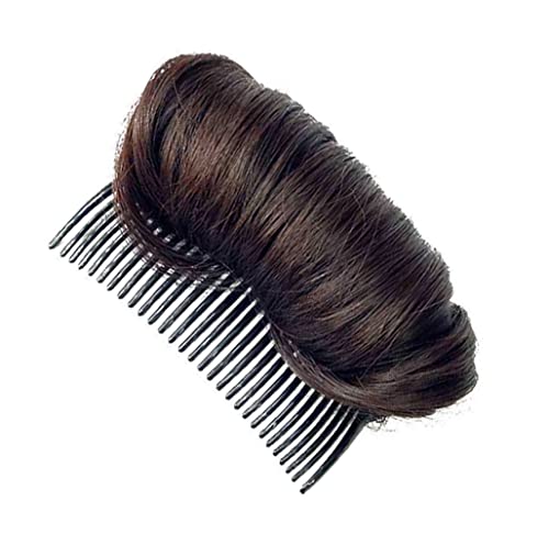 VASANA Haarknoten unsichtbare falsche Haarspange Charmant Bump It Up Volumen Einsätze Volumen Haar Base Kamm Volumen Flauschige Prinzessin Styling Erhöhtes Haarpolster für Frauen Mädchen von VASANA