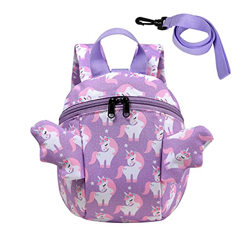 VASCHY Kinderrucksack, Mini Rucksack Klein Kindertasche Rucksack Kindergartenrucksack Kleinkind Schultasche für Mädchen Einhorn von VASCHY