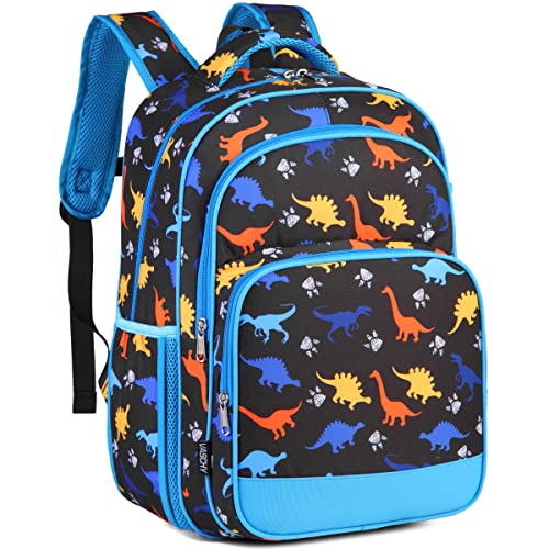 VASCHY Kinderrucksack, Schulrucksack, große Kapazität, für Mädchen, Jungen, Schulranzen, Grundschulranzen, Einhorn, Dinosaurier, mit mehreren Fächern und Seitentaschen, für Kinder 6-10 Jahre, von VASCHY