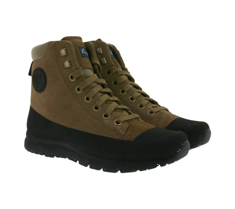 VASQUE Ascender Herren Wander-Schuhe mit Vibram Sohle nachhaltige Trekking-Schuhe mit Echtleder 07458M-7458 Khaki/Braun von VASQUE