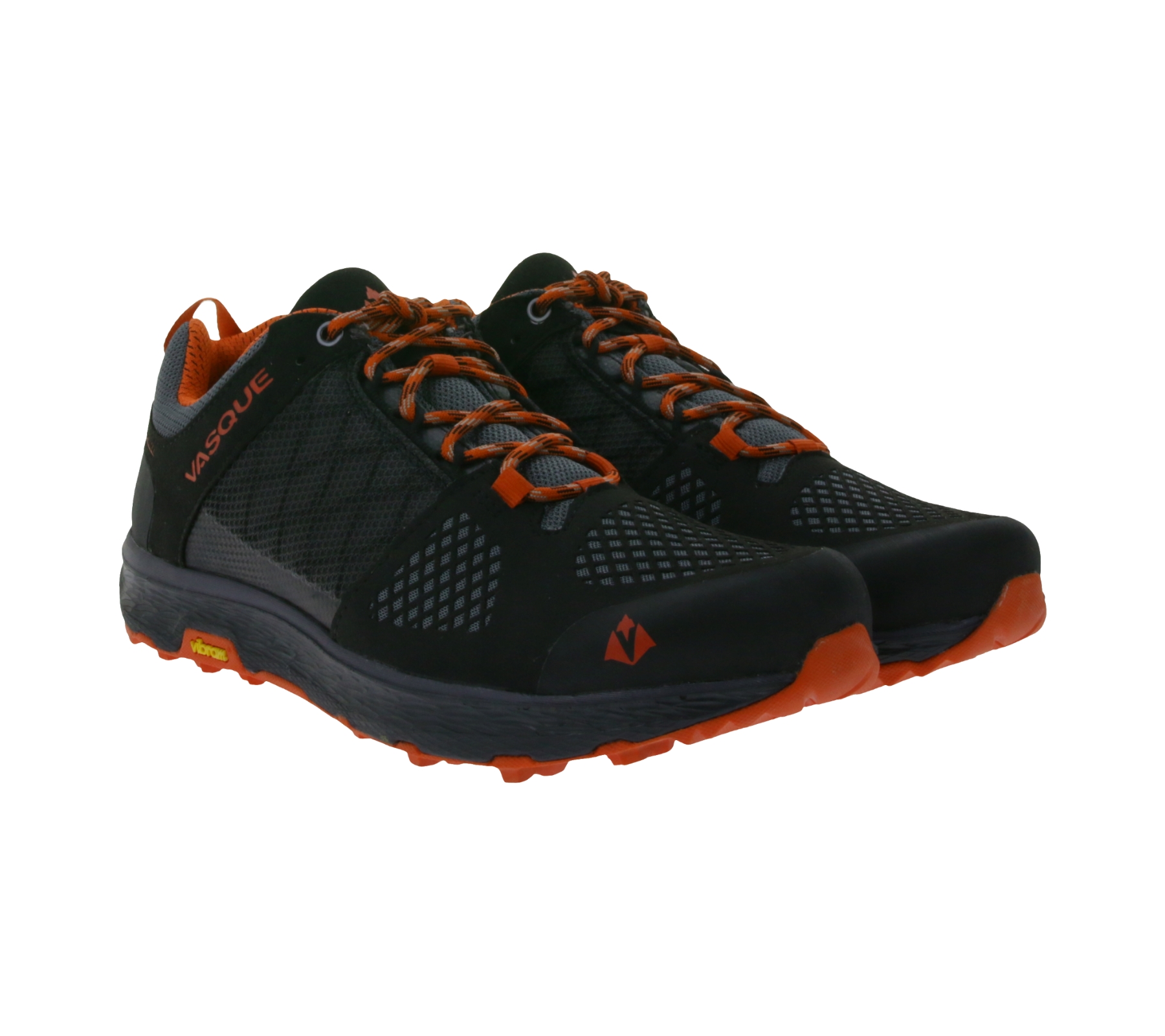 VASQUE Breeze Lt Low GTX Herren GORE-TEX Wander-Schuhe mit Vibram Sohle Outdoor-Schuhe 07356M-7356 Schwarz/Rot von VASQUE