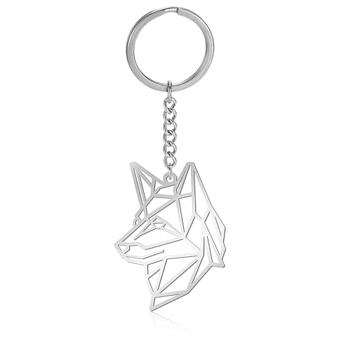 VASSAGO Edelstahl hohlen Tier Schlüsselanhänger Rucksack Auto Handtasche Schlüssel Zubehör Handtasche Charme Schlüsselring für Männer und Frauen von VASSAGO