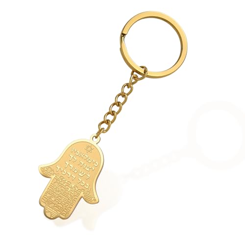 VASSAGO Hamsa Hand der Fatima Schlüsselanhänger Israel Jüdischer Davidstern Hamsa Hand Schlüsselanhänger Hebräisch Viel Glück Schutz Schmuck Geschenk VASSAGO Hamsa Hand der Fatima Schlüsselanhänger Israel Jüdischer Davidstern Hamsa Hand Schlüsselanhänger Hebräisch Viel Glück Schutz Schmuck Geschenk von VASSAGO