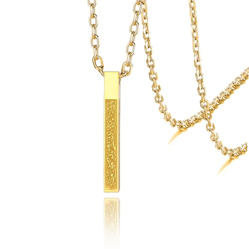 VASSAGO Islamische Ayatul Kursi Halskette für Frauen Männer Allah Arabisch 3D Bar Halskette Muslim Koran Koran Edelstahl/Lederkette Halskette Islam Eid Islamischer Geschenk Schmuck VASSAGO Islamische Ayatul Kursi Halskette für Frauen Männer Allah Arabisch 3D Bar Halskette Muslim Koran Koran Edelstahl/Lederkette Halskette Islam Eid Islamischer Geschenk Schmuck von VASSAGO