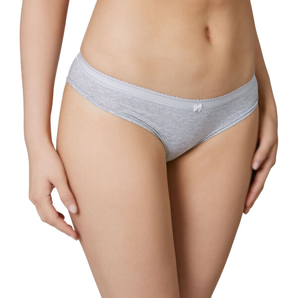 VATTER Bikini Slip "Steady Suzie" fancy grey von VATTER