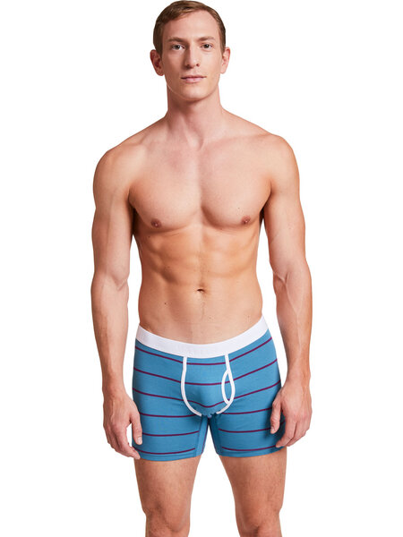 VATTER Boxer Brief "Classy Claus" Blue/Purple Stripes von VATTER