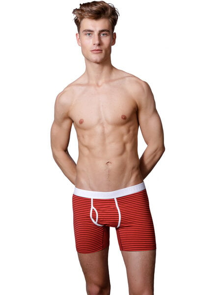 VATTER Boxer Brief "Classy Claus" Red Stripes von VATTER