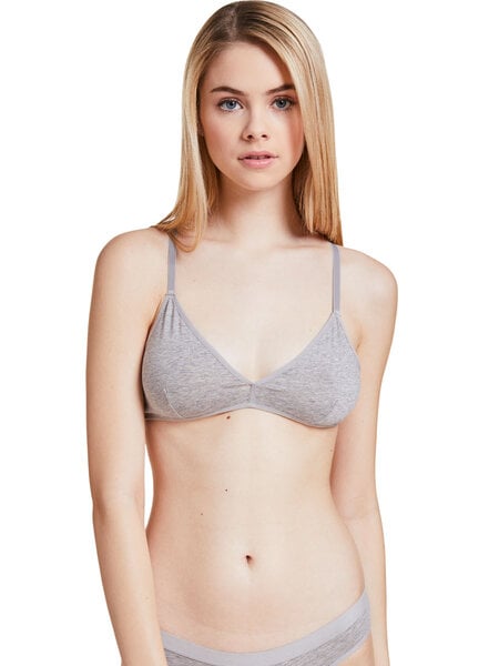 VATTER Triangle Bra "Fine Frieda" Grey Mélange von VATTER