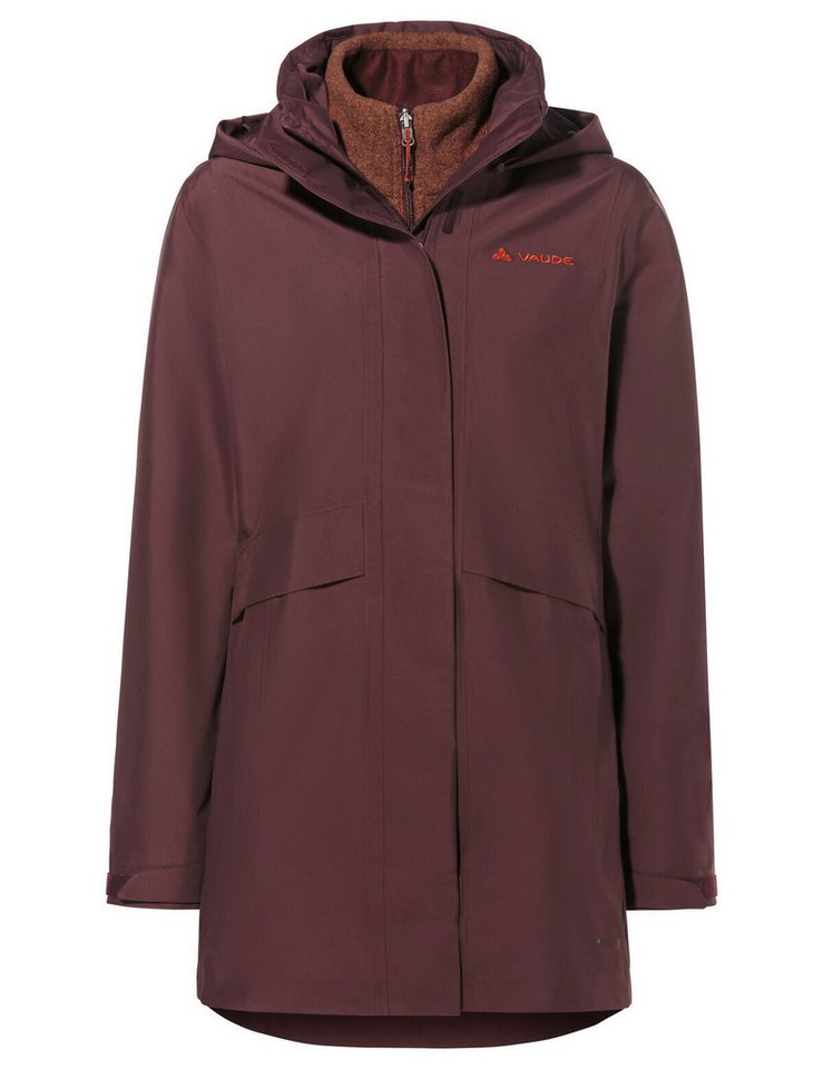 VAUDE 3-in-1-Funktionsjacke Women's Idris 3in1 Parka IV robuste Doppeljacke für Trekking und Wandern von VAUDE