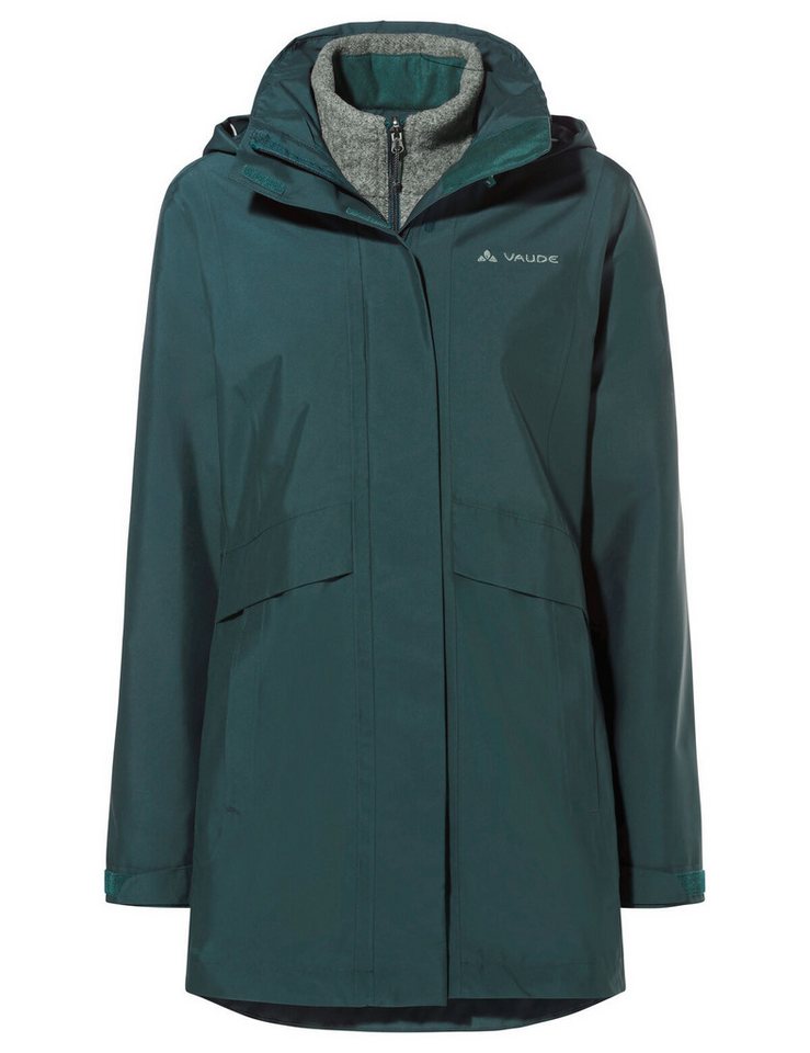 VAUDE 3-in-1-Funktionsjacke Women's Idris 3in1 Parka IV robuste Doppeljacke für Trekking und Wandern von VAUDE
