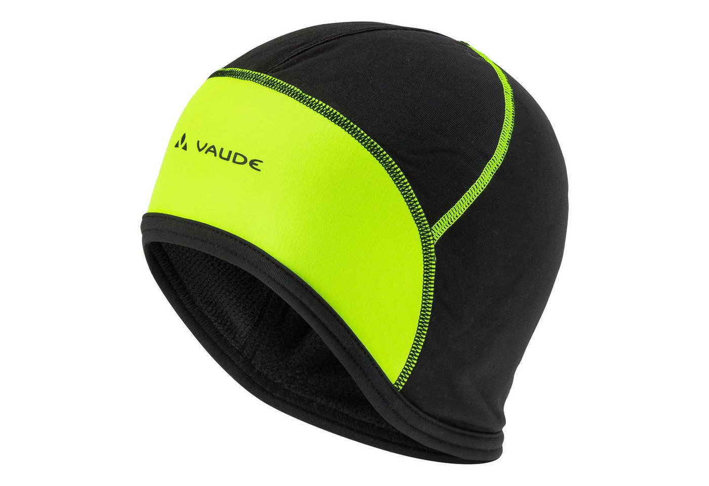 VAUDE Beanie Bike Cap mit Logo-Print auf Vorderseite von VAUDE