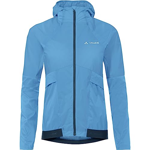 VAUDE Damen Crana Wind Jacke, blue jay, 42 von VAUDE