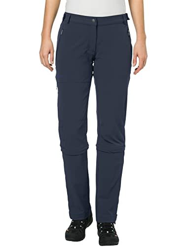 VAUDE Damen Women's Farley Stretch Capri T-Zip Ii Hose, eclipse, 36 von VAUDE