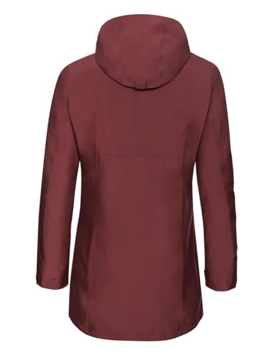 VAUDE Damen Idris 3in1 III Jacke, dark cherry, 46 von VAUDE