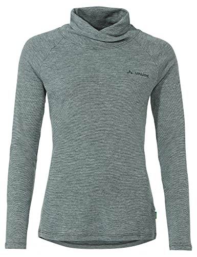 VAUDE Damen Wo Altiplano Pullover Langarmshirt, grün (Dark Forest), 38 von VAUDE