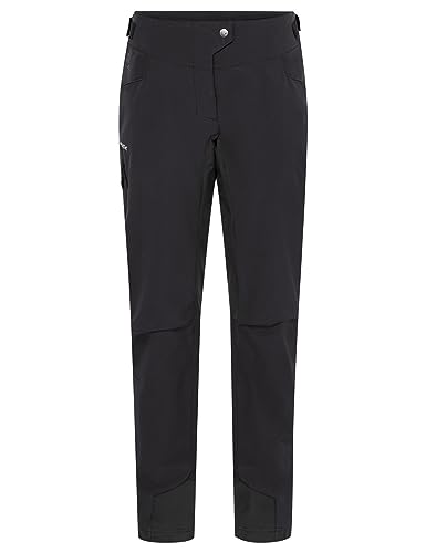 VAUDE Damen Wo Qimsa Light Softshellhose, Schwarz, Größe 38 Hosen von VAUDE