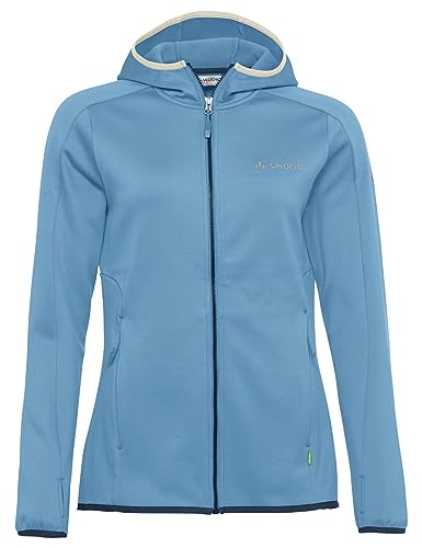 VAUDE Damen Wo Valsorda Fleece Hoody, Pastellblau, Größe 40 Jacke, blau von VAUDE