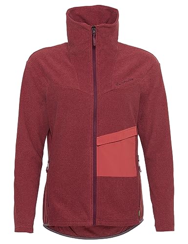 VAUDE Damen Wo Yaras Fleecejacke, Ziegel, Größe 42 Jacke, orange von VAUDE