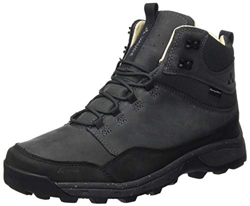 VAUDE wasserdichte Wanderstiefel für Damen “HKG Core Mid STX”, leichte Wanderschuhe für ausgiebige Touren, bequeme und rutschfeste Outdoorschuhe in schwarz - 39,5 EU von VAUDE