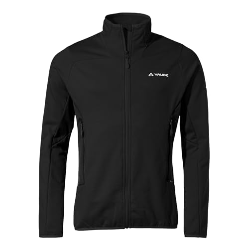 VAUDE Herren Jacke Funktionsjacke Fleecejacke Monviso Fleece FZ Jacket II, Farbe:Schwarz, Artikel:-010 black, Größe:M von VAUDE