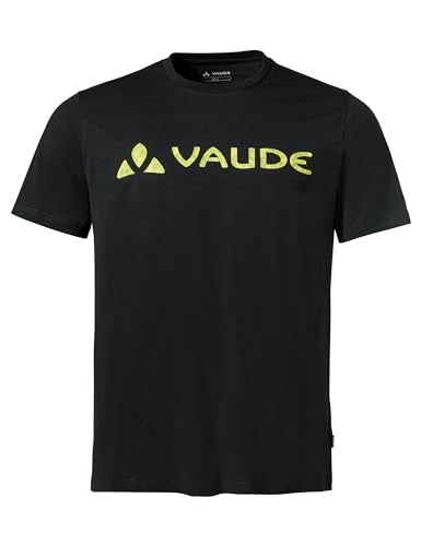 VAUDE Herren Me Logo Shirt Tshirt, Schwarz/Gelb, M von VAUDE