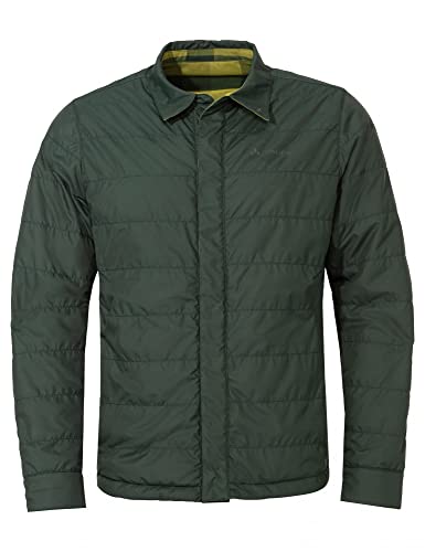 VAUDE Herren Me Mineo Padded Shacket Jacke, grün (Dark Forest), L von VAUDE