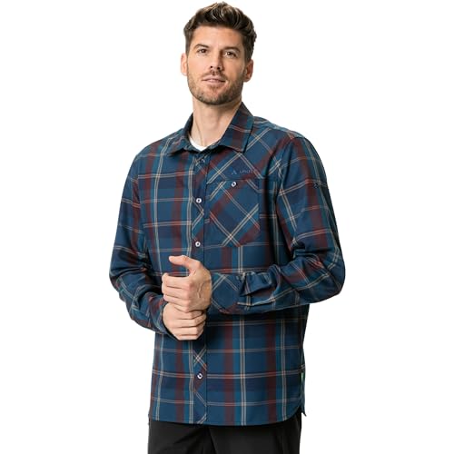 VAUDE Herren Me Neshan Ls Shirt Iv Langarmhemd, Dunkles Meer, L von VAUDE