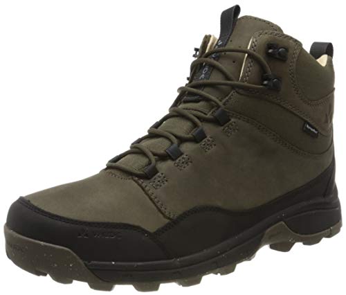 VAUDE wasserdichte Wanderschuhe für Herren “HKG Core Mid STX”, wetterfester Trekkingschuh für leicht alpines Gelände, bequeme und rutschfeste Wanderstiefel in schwarz, 44 EU von VAUDE