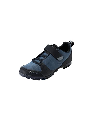 VAUDE atmungsaktive Fahrradschuhe Herren TVL Pavei 2.0 blau Gr. 40, stylische Rennradschuhe Herren für Radreisen oder Tagestouren, bequeme SPD Radschuhe, ganzjährig einsetzbar, Blau, 40 von VAUDE