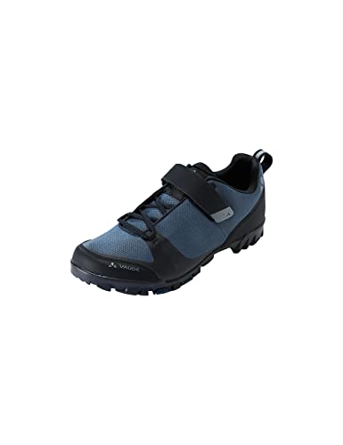 VAUDE atmungsaktive Fahrradschuhe Herren TVL Pavei 2.0 blau Gr. 42, stylische Rennradschuhe Herren für Radreisen oder Tagestouren, bequeme SPD Radschuhe, ganzjährig einsetzbar von VAUDE