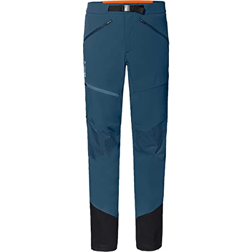 VAUDE Mens Croz Pants Ii Blau - Sportliche technische Herren Softshellhose, Größe 50 - Farbe Baltic Uni von VAUDE