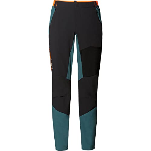 VAUDE Mens Scopi Pants Iii Grün-Schwarz - Leichte sportliche Herren Softshell Tourenhose, Größe 52 - Farbe Mallard Green von VAUDE