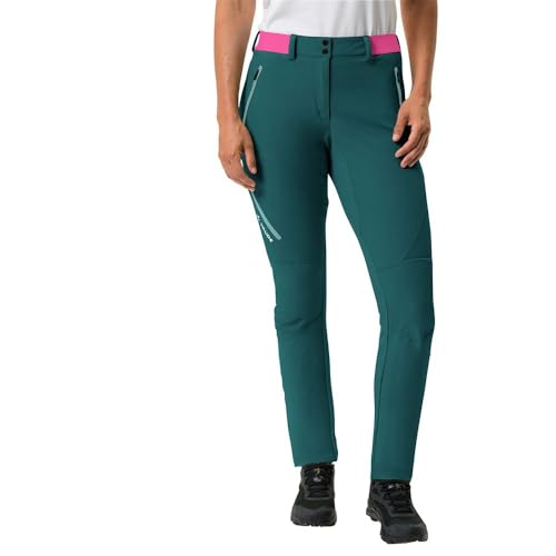 VAUDE Womens Scopi Pants Ii Grün - Leichte sportliche Damen Tourenhose, Größe 40 - Farbe Mallard Green von VAUDE