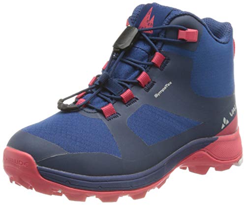 VAUDE Kinder-Wanderschuhe “Lapita II Mid STX”, Outdoor-Sportschuh für Jungen und Mädchen, wasserfeste Wanderhalbschuhe in Größe 31, bright pink von VAUDE