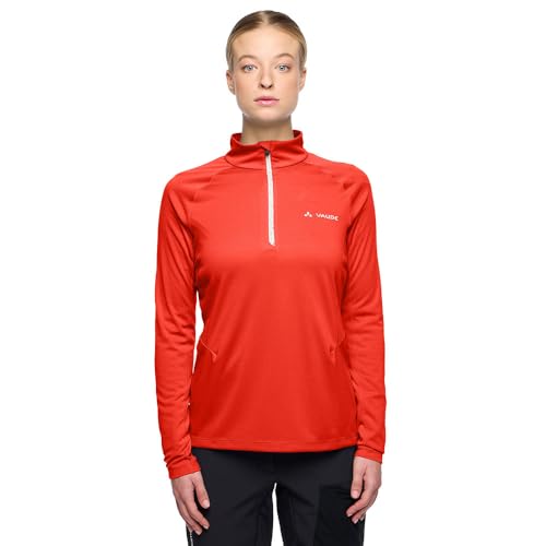 VAUDE Larice Light II Half Zip Long Sleeve T-Shirt 40 von VAUDE