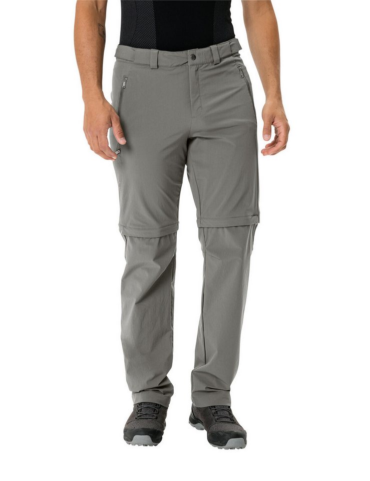 VAUDE Outdoorhose MEN'S FARLEY STRETCH T-ZIP PANTS III (3-tlg) mit Gesäßtasche und Eingrifftaschen, mit Reißverschluss-Applikationen von VAUDE