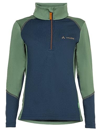 VAUDE Baby-Jungen Kids Livigno Halfzip, Woodland, 98 Fleece, grün, 4 años von VAUDE