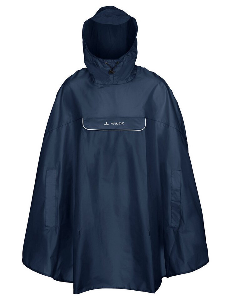 VAUDE Regenponcho Valdipino Poncho (1-St) wasserdichter Regenponcho mit Kapuze von VAUDE