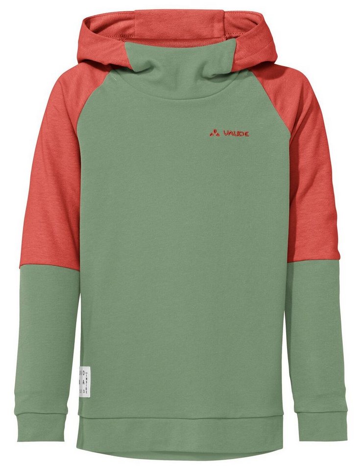 VAUDE Rundhalspullover Kids Hylax Hooded Pullover (1-tlg) Grüner Knopf von VAUDE