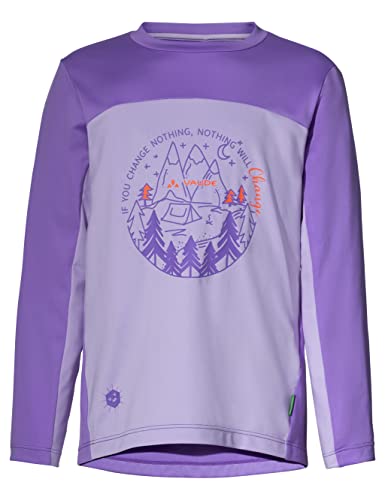 VAUDE T-Shirt Kids Solaro LS T-Shirt II Pastel Lilac 134/140 von VAUDE