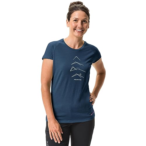 VAUDE T-Shirt Women's Tekoa Wool T-Shirt Dark sea Uni 38 von VAUDE