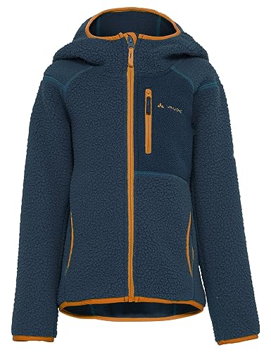 VAUDE Unisex Baby Kids Torridon Hoody Jacket Ii, Dark Sea/Brown, 134/140 Jacke, blau, 10 años von VAUDE