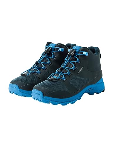 VAUDE Kinder-Wanderschuhe “Lapita II Mid STX”, Outdoor-Sportschuh für Jungen und Mädchen, wasserfeste Wanderhalbschuhe in Größe 37, radiate blue von VAUDE