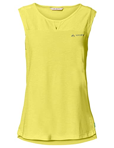 VAUDE Womens Skomer Hiking Top Gelb - Schnelltrocknendes vielseitiges Damen Top, Größe 42 - Farbe Mimosa von VAUDE