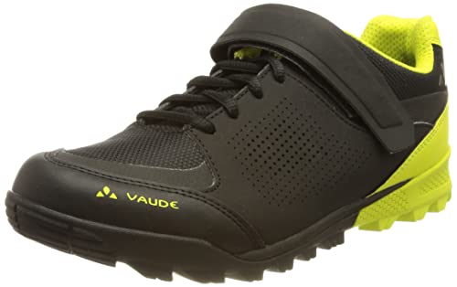 Vaude Unisex AM Downieville Low Mountainbiking-Schuh, Black/Bright Green, 39 EU von VAUDE