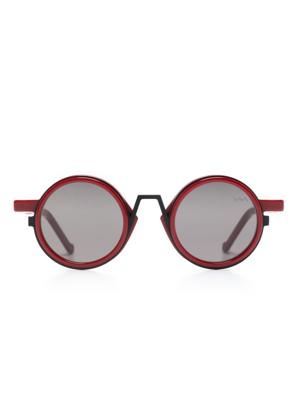 VAVA Eyewear Runde WL0046 Sonnenbrille - Rot von VAVA Eyewear