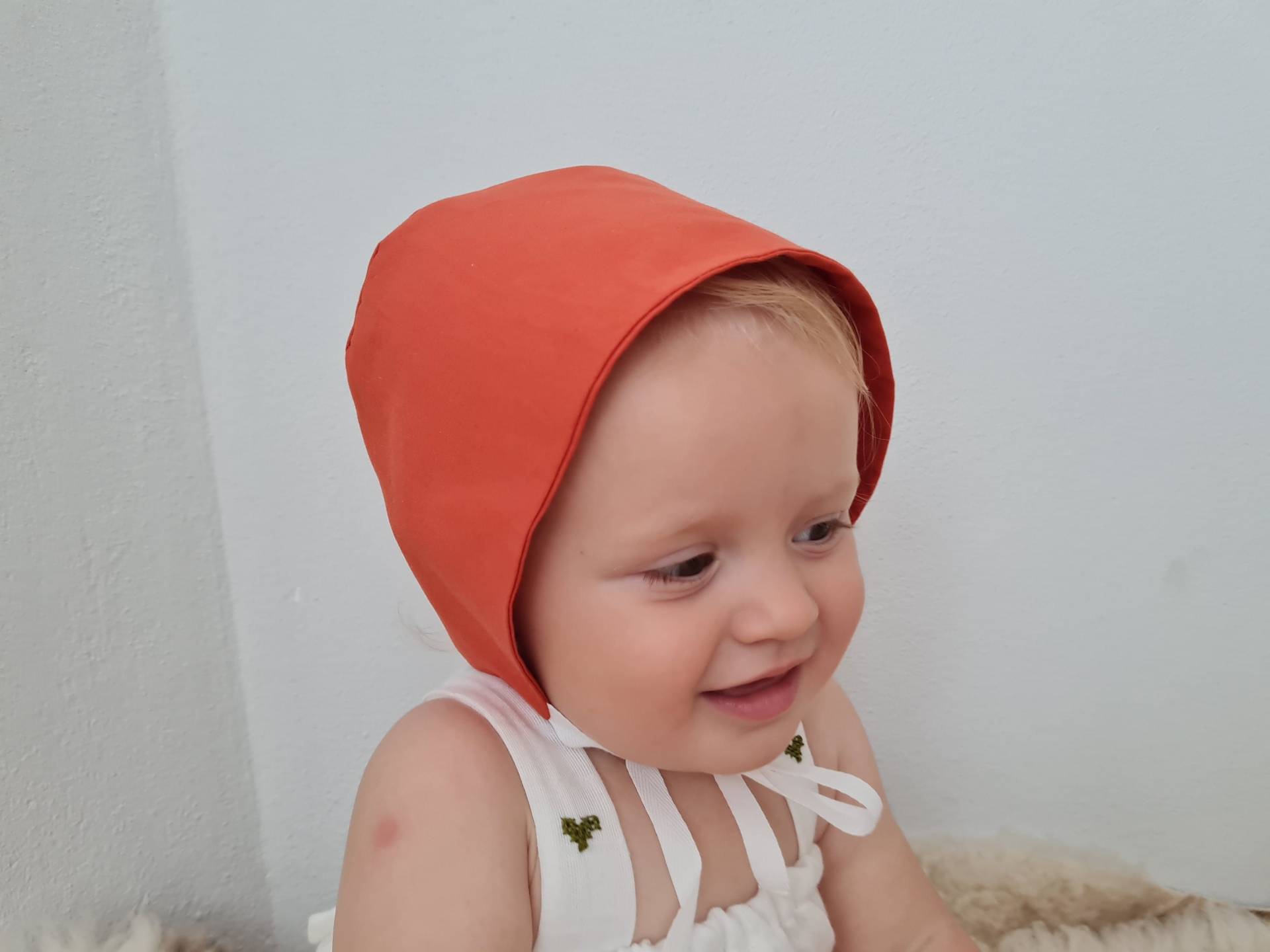 Summer Baby Bonnet, Bio Cotton Infant Bonnet, Handmade Baby Girl, Boy Hat, Newborn Toddler Girls Boys Cap For Outfit Summer Baby Bonnet, Bio Cotton Infant Bonnet, Handmade Baby Girl, Boy Hat, Newborn Toddler Girls Boys Cap For Outfit von VAdesignKIDS