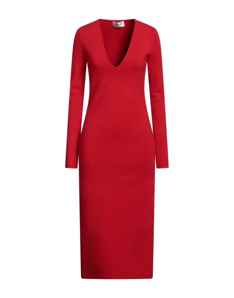 VB BODY VICTORIA BECKHAM Midi-kleid Damen Rot von VB BODY VICTORIA BECKHAM