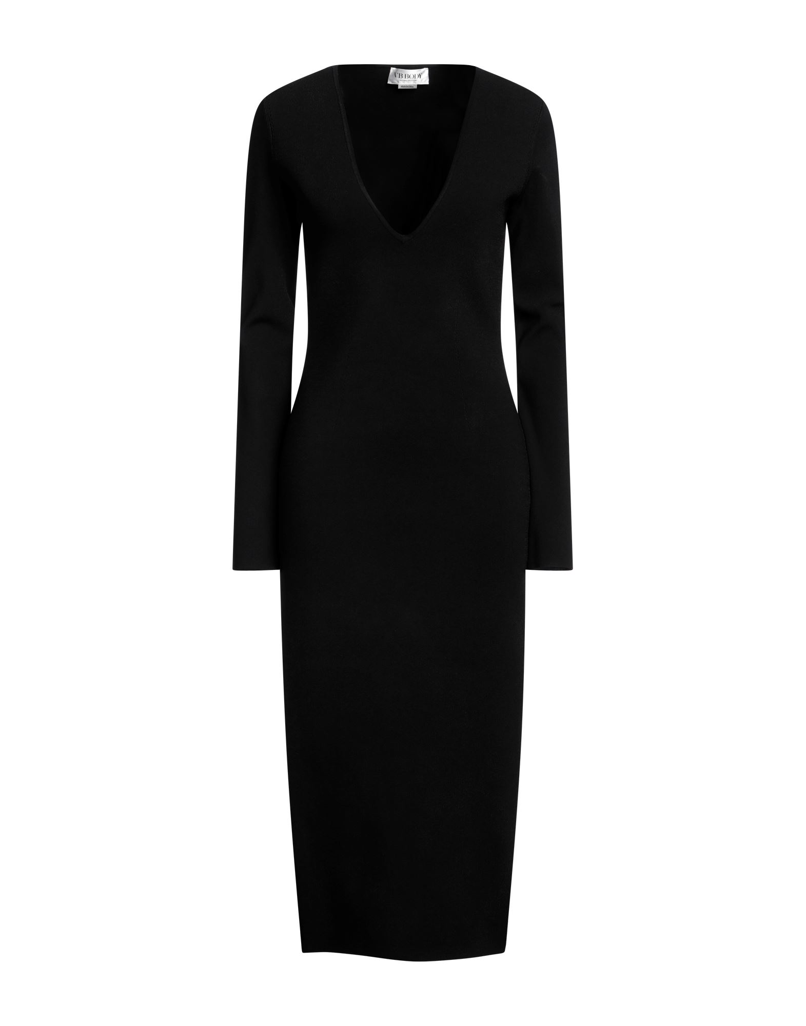 VB BODY VICTORIA BECKHAM Midi-kleid Damen Schwarz von VB BODY VICTORIA BECKHAM